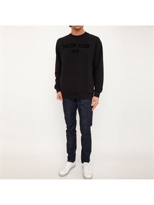 FELPA PHILIPP PLEIN NERO in UOMO
