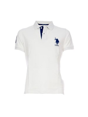 U.S. POLO SINCE 1890 67490 41029 100 Kori Polo Bianco Uomo in Abbigliamento