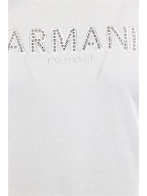 ARMANI EXCHANGE 6RYT49 Yj3RZ 1000 T-Shirt Bianco Donna in Abbigliamento