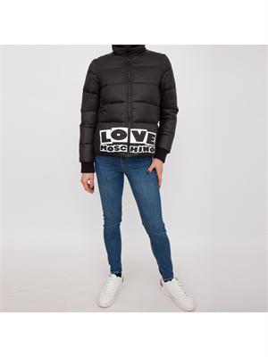 GIUBBINO LOVE MOSCHINO NERO in DONNA
