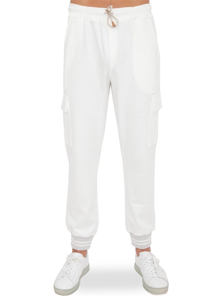 PANTALONE TUTA ELEVENTY BIANCO