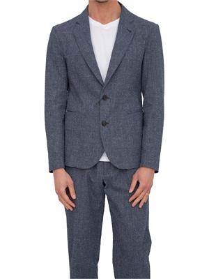 GIACCA MONOPETTO EMPORIO ARMANI BLU in UOMO