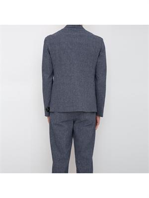 GIACCA MONOPETTO EMPORIO ARMANI BLU in UOMO