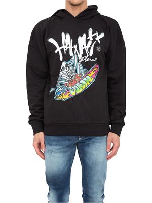 FELPA PHILIPP PLEIN NERO in UOMO