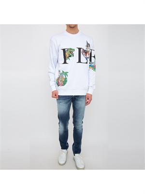 FELPA PHILIPP PLEIN BIANCO in UOMO