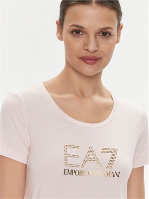 EA7 EMPORIO ARMANI 8NTT67 Tjdqz 1422 T-Shirt Rosa Donna in Abbigliamento