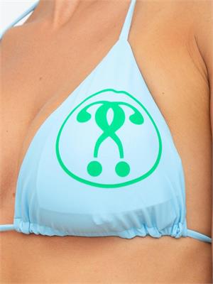 REGGISENO MARE MOSCHINO UNDERWEAR AZZURRO in DONNA