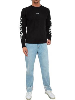 MAGLIA GCDS NERO in UOMO