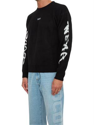 MAGLIA GCDS NERO in UOMO