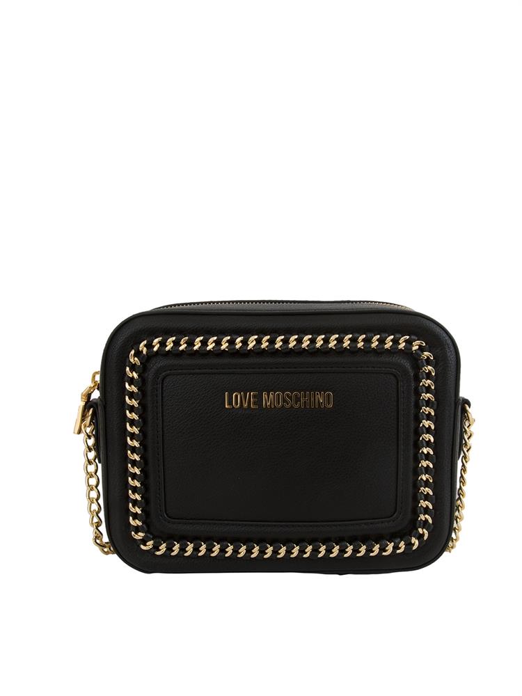 BORSA A SPALLA LOVE MOSCHINO NERO