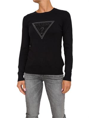 MAGLIA GUESS JEANS NERO in DONNA