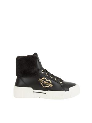 SNEAKERS LOVE MOSCHINO NERO in DONNA