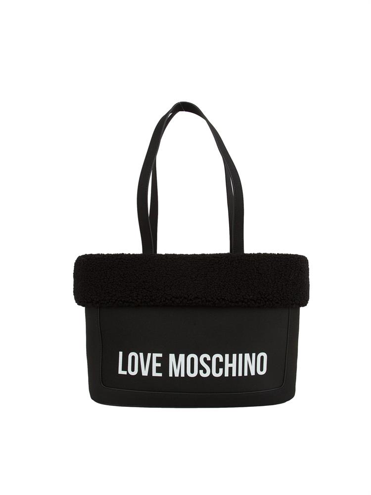 BORSA A SPALLA LOVE MOSCHINO NERO