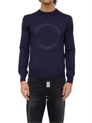 MAGLIA BIKKEMBERGS BLU in UOMO