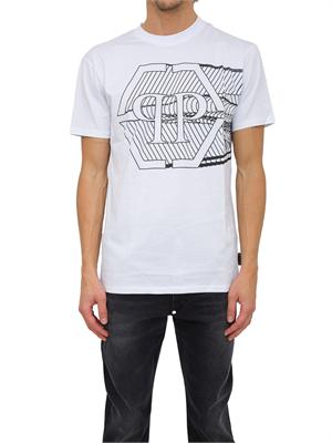 T-SHIRT PHILIPP PLEIN BIANCO in UOMO