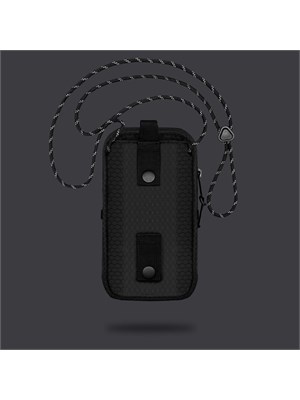 DOLLY NOIRE Ba503 Phone Bag Blk Modular Nero Uomo in Accessori