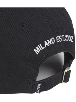 IUTER Crvridhp01 Capp Blk Logo D Nero Uomo in Accessori