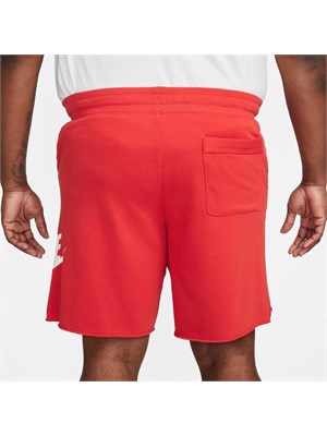 NIKE - M Nk Club Alumni Hbr Ft Short, Pantaloncini Uomo University Red/White/White Uomo in Abbigliamento