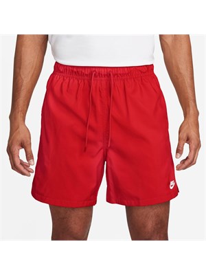 NIKE - M Nk Club Flow Short, Pantaloncini Uomo University Red/White Uomo in Abbigliamento