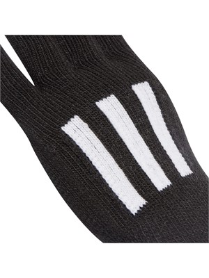 ADIDAS 3-Stripes Conductive, Gloves Unisex Adulto Black/White Unisex in Accessori