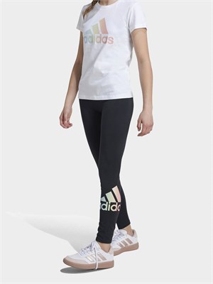 ADIDAS Je5648 Blk Leggings Nero Bambino in Abbigliamento