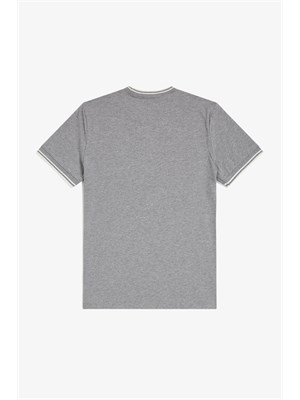 FRED PERRY M1588 420 T-Shirt Mc Grigio Uomo in Abbigliamento