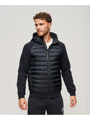 SUPERDRY M2013104A 98T Giacca Hybrid Nero Uomo in Abbigliamento