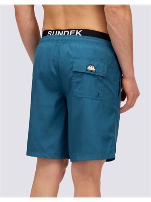 SUNDEK M729BDP0300 A3401 Boardshort Blu Uomo in Abbigliamento