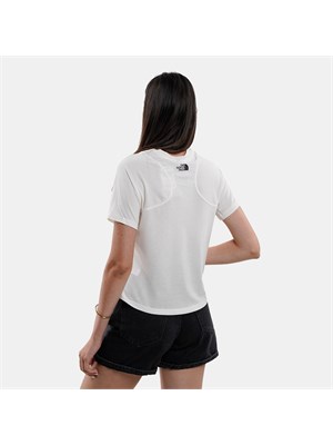 THE NORTH FACE Nf0A87FN Qni1 T-Shirt Mc Bianco Donna in Abbigliamento