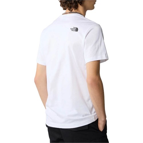 THE NORTH FACE Nf0A87NS Fn41 T-Shirt Mc Bianco Uomo in Abbigliamento