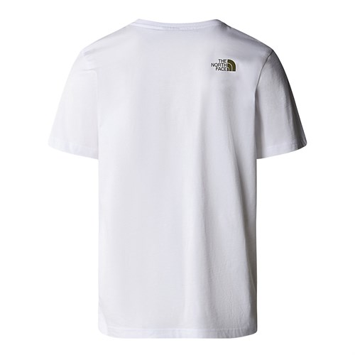 THE NORTH FACE Nf0A87NW Fn41 T-Shirt Mc Logo Bianco Uomo in Abbigliamento