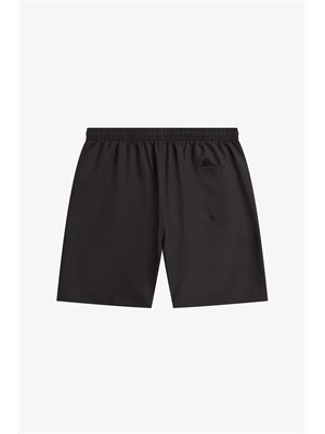 FRED PERRY S8508 253P Swimshort Nero Uomo in Abbigliamento