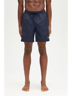 FRED PERRY S8508 R87 Swimshort Classic Blu Uomo in Abbigliamento