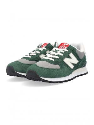 NEW BALANCE U574GNH Al/Gr Scarpa Verde Uomo in Scarpe