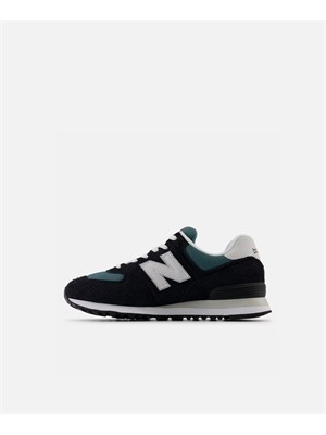 NEW BALANCE U574MGH Blk Scarpa Verde-Nero Uomo in Scarpe