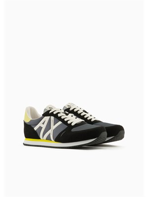 ARMANI EXCHANGE Xux017 Xcc68 T699 Scarpa Nero-Giallo Uomo in Scarpe