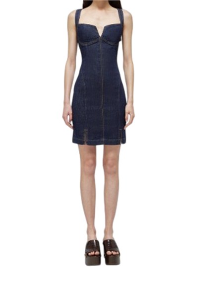 abito a tubino blugirl in denim leggero ra6072d4992