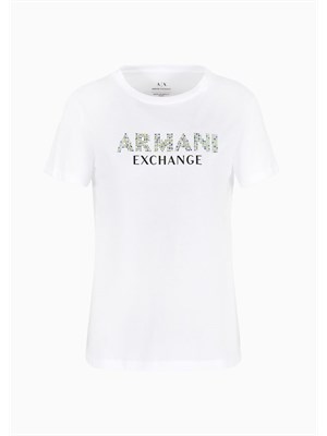 ARMANI EXCHANGE ARMANI EXCHANGE 3DYT13 Yj8QZ 1000 T-Shirt Bianco Donna in T-shirt