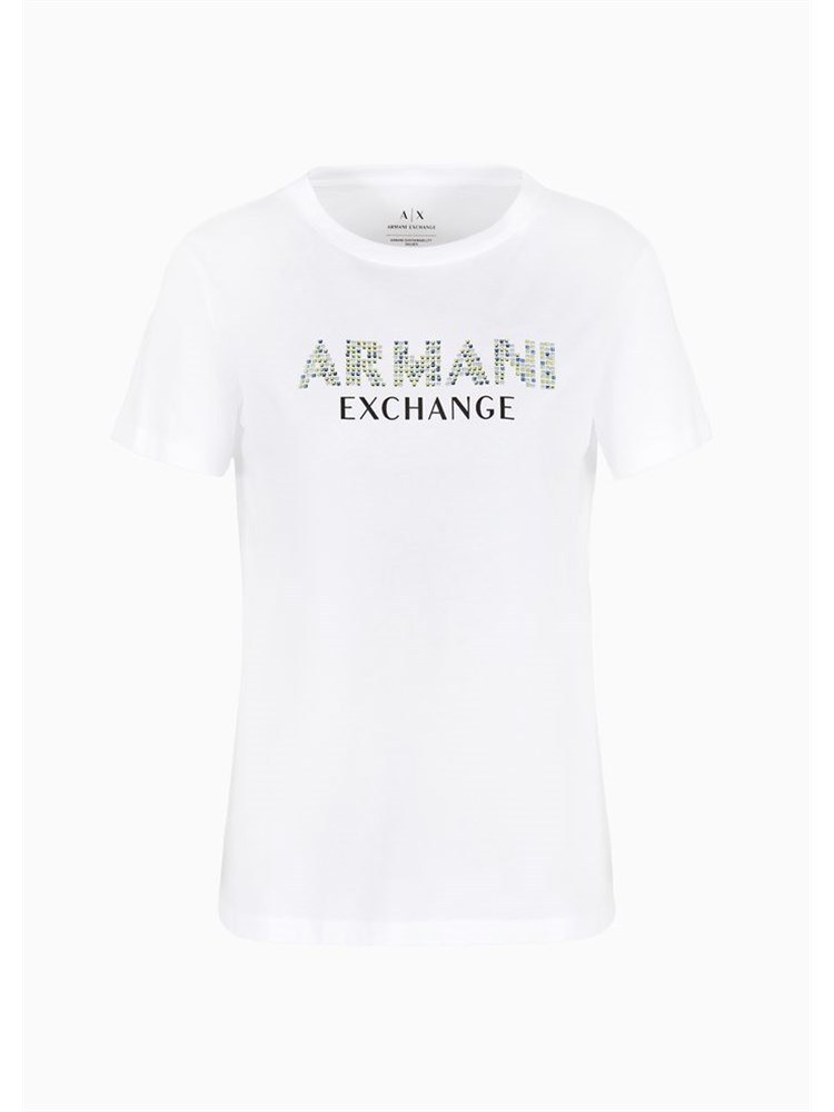 ARMANI EXCHANGE ARMANI EXCHANGE 3DYT13 Yj8QZ 1000 T-Shirt Bianco Donna