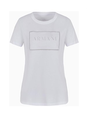 ARMANI EXCHANGE ARMANI EXCHANGE 3DYT59 Yj3RZ 1000 Bianco Donna in T-shirt