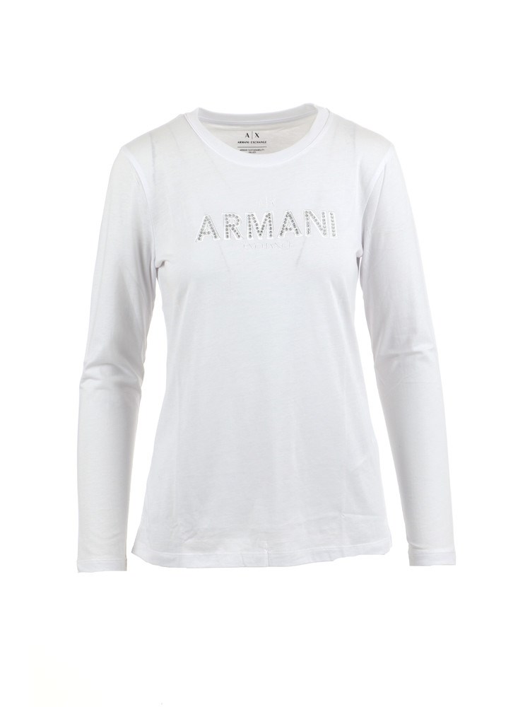 ARMANI EXCHANGE ARMANI EXCHANGE 6RYT49 Yj3RZ 1000 T-Shirt Bianco Donna