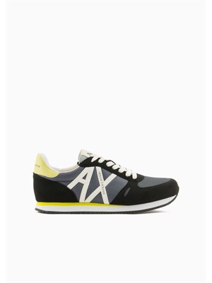 ARMANI EXCHANGE ARMANI EXCHANGE Xux017 Xcc68 T699 Scarpa Nero-Giallo Uomo in Tempo Libero