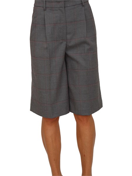 bermuda fernande di kocca in misto viscosa grigia fernandepsh7678abqd3458