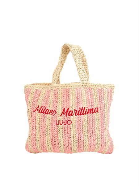 borsa a spalla donna liu jo rosa va5218t6476