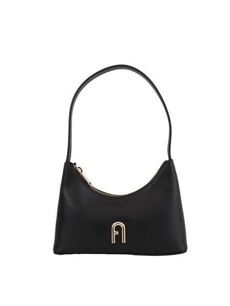 borsa a spalla furla diamante mini in pelle nera wb00863ax0733