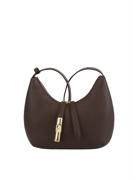 borsa a spalla furla goccia s in pelle marrone wb01500bx3353