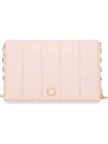 borsa a spalla poliestere donna trussardi cipria 75b015069y099999