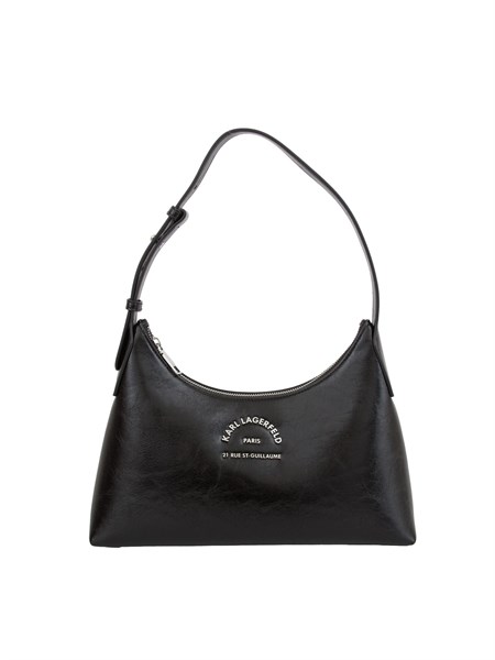 borsa a spalla poliuretano donna klagerfeld nero 245w3089