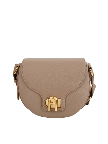 borsa a tracolla furla lotus in pelle martellata taupe wb01491bx0356