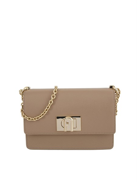 borsa a tracolla mini furla 1927 in pelle taupe bafkacoare000